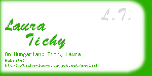 laura tichy business card